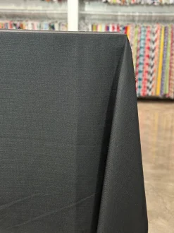 5pcs - Rustic Linen Table Linen 72"x72" Square - Black