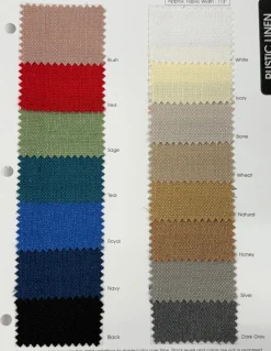 10pcs - Rustic Linen Table Runner 14