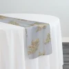 6pcs - Venetian Lace Table Runner 14"x108" - Ivory
