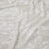 11pcs - Victorian Jacquard Sheer Table Linen 58"x58" Square - Ivory