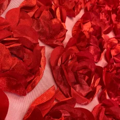 Peony Bouquet Table Linen in Red