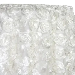 Peony Bouquet Table Linen in White
