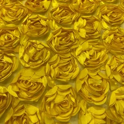 Peony Bouquet Table Runner in Yellow