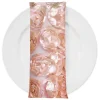 Peony Bouquet (w/ Poly Lining) Table Napkin in Blush