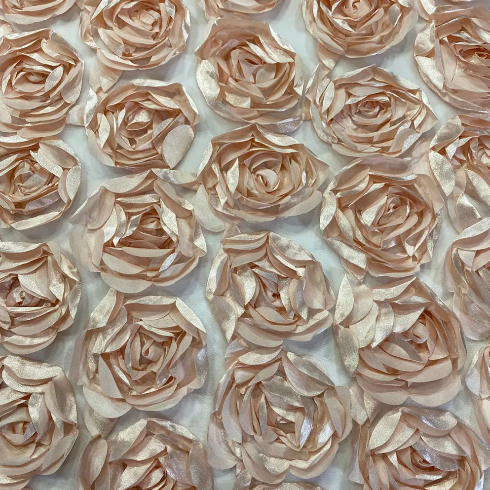 Peony Bouquet (w/ Poly Lining) Table Napkin in Blush