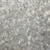 Peony Bouquet (w/ Poly Lining) Table Napkin in White