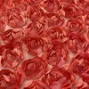 Peony Bouquet (w/ Poly Lining) Table Napkin in Coral