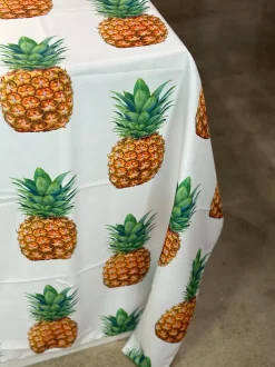 Pineapple (Poly Print) Table Linen