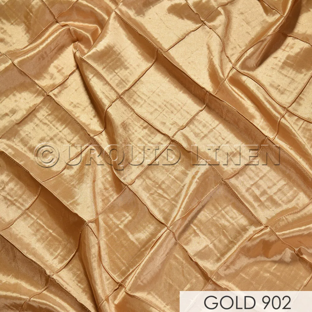 4" Pintuck Taffeta Banquet Fitted Tablecloths - Hospitality Line