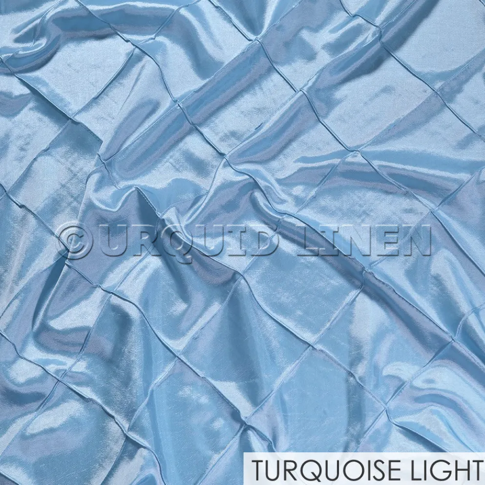 4" Pintuck Taffeta Banquet Fitted Tablecloths - Hospitality Line