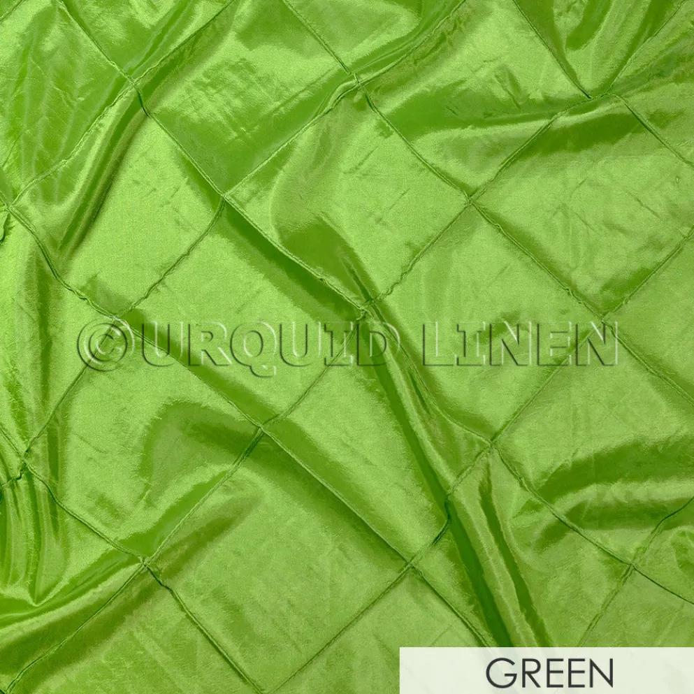 4" Pintuck Taffeta Banquet Fitted Tablecloths - Hospitality Line