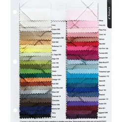 4" Pintuck Taffeta Table Linen in Oasis 065