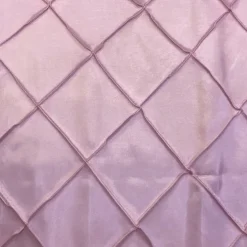4" Pintuck Taffeta Table Linen in Pink 072