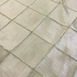 4" Pintuck Taffeta Table Linen in Lt Sage 090
