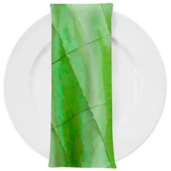 Pintuck Taffeta Table Napkin in Green (Alvin)