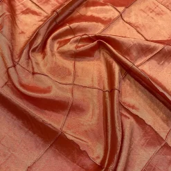 4" Pintuck Taffeta Table Napkin in Salmon