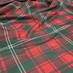 Plaid (Poly Print) Table Linen in Hollyridge
