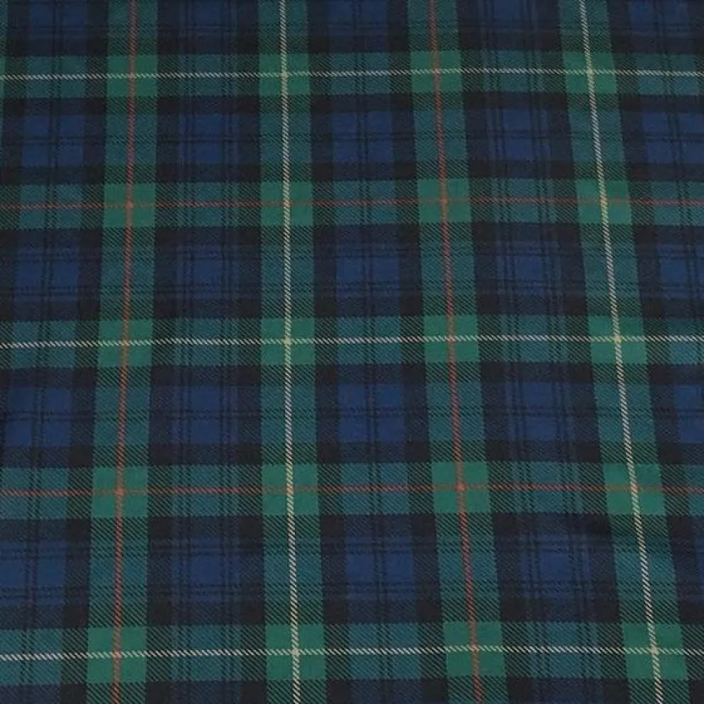Plaid (Poly Print) Table Runner in Green