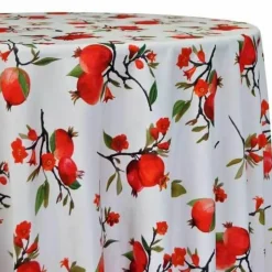 Pomegranate (Poly Print) Table Linen
