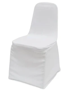 Poplin Stacking Banquet Chair Cover - Basic Quality