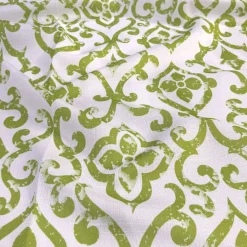 Portofino (Slub Print) Table Linen in Avocado