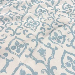 Portofino (Slub Print) Table Napkin in Lt Blue