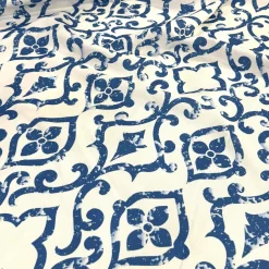 Portofino (Slub Print) Table Napkin in Royal
