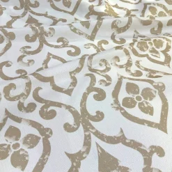 Portofino (Slub Print) Table Napkin in Taupe