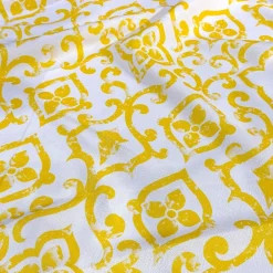 Portofino (Slub Print) Table Napkin in Yellow