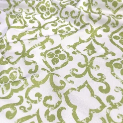 Portofino (Slub Print) Table Runner in Avocado