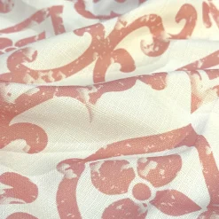 Portofino (Slub Print) Table Runner in Dusty Rose