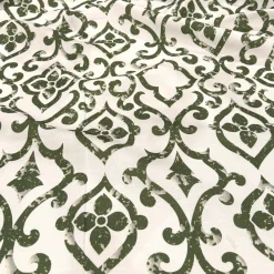 Portofino (Slub Print) Table Runner in Willow Green
