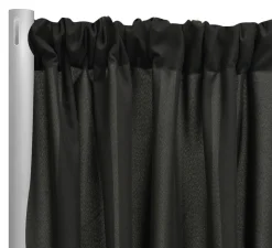 Premium Poly (Poplin) Drapery Panel in Black