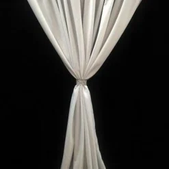 Premium Poly (Poplin) Drapery Panel in White