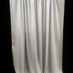Premium Poly (Poplin) Drapery Panel in Ivory 1111