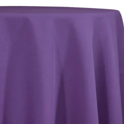 Premium Poly (Poplin) Table Linen in Eggplant 1389