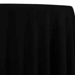 Premium Poly (Poplin) Table Linen in Black