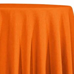 Premium Poly (Poplin) Table Linen in Orange/D 1406