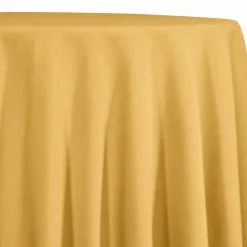 Premium Poly (Poplin) Table Linen in Gold/L 1328