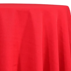 Premium Poly (Poplin) Table Linen in Red 1190