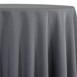 Premium Poly (Poplin) Table Linen in Charcoal 1480