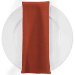 Premium Poly (Poplin) Table Napkin in Rust 1351
