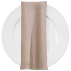 Premium Poly (Poplin) Table Napkin in Stone 1775