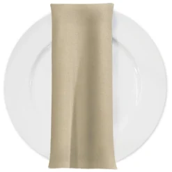 Premium Poly (Poplin) Table Napkin in Taupe 1348