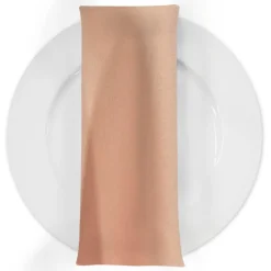 Premium Poly (Poplin) Table Napkin in Peach 1177