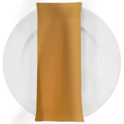 Premium Poly (Poplin) Table Napkin in Mustard 1340
