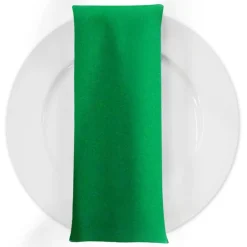 Premium Poly (Poplin) Table Napkin in Green 1728