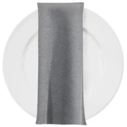 Premium Poly (Poplin) Table Napkin in Gray 7312