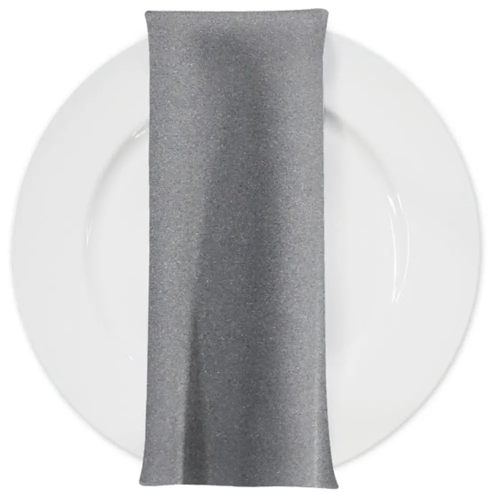 Premium Poly (Poplin) Table Napkin in Gray 7312