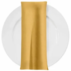 Premium Poly (Poplin) Table Napkin in Gold/L 1328